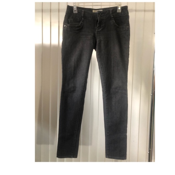 JOLTS Black wash skinny jeans - Picture 2 of 4